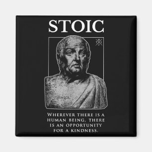 Senecas "affärsmöjlighet"-Stoicism-citat Magnet
