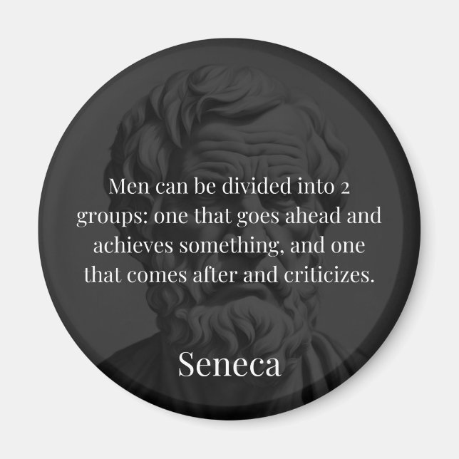 Senecas division: The Doers and the Critics Magnet (Framsidan)