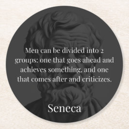Senecas division: The Doers and the Critics Underlägg Papper Rund