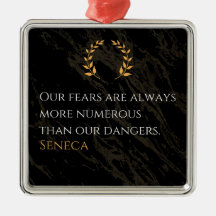 Senecas insight: Rädslan jämfört med verkliga faro