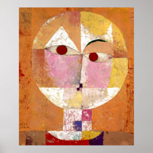Senecio av Paul Klee Poster