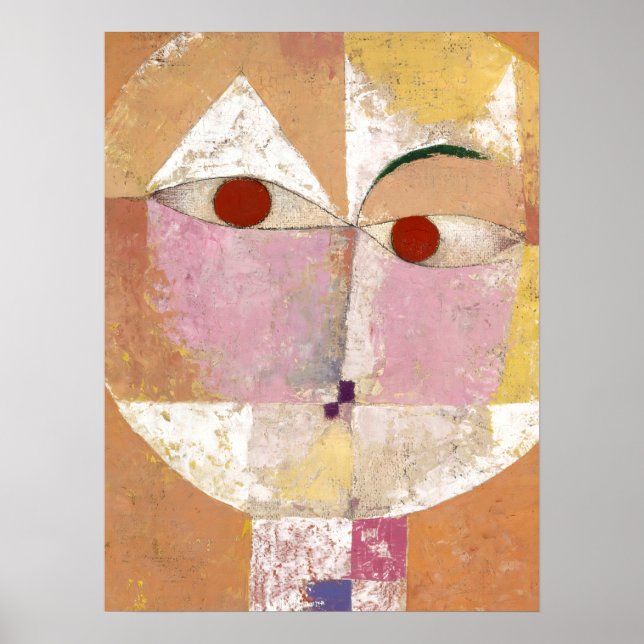Senecio Baldgreis1922 från Paul Klee Poster (Framsidan)