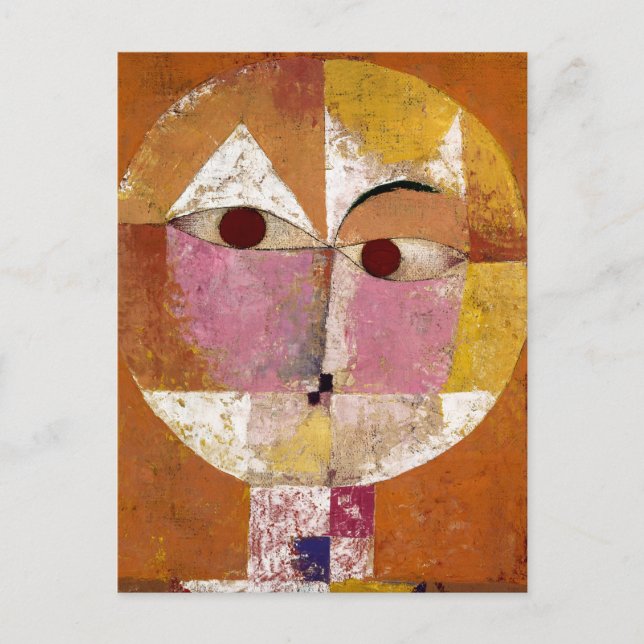 Senecio (Baldgreis) (1922) av Paul Klee Vykort (Framsida)