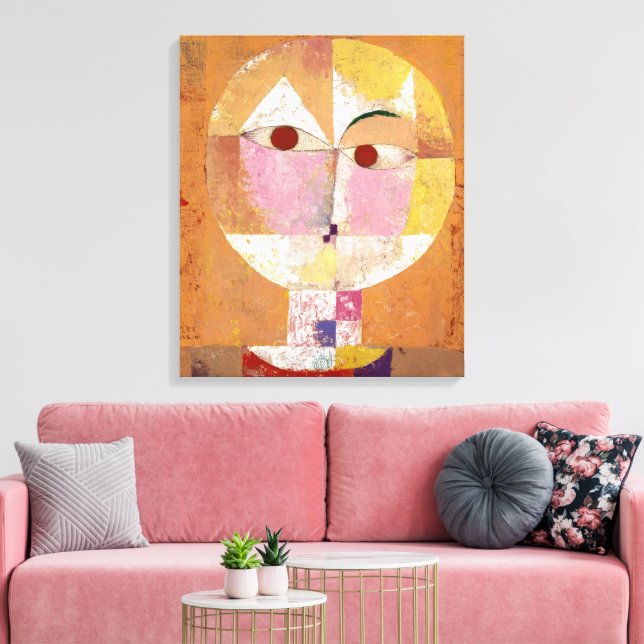 Senecio | Paul Klee | Canvastryck (Insitu (Vardagsrum))