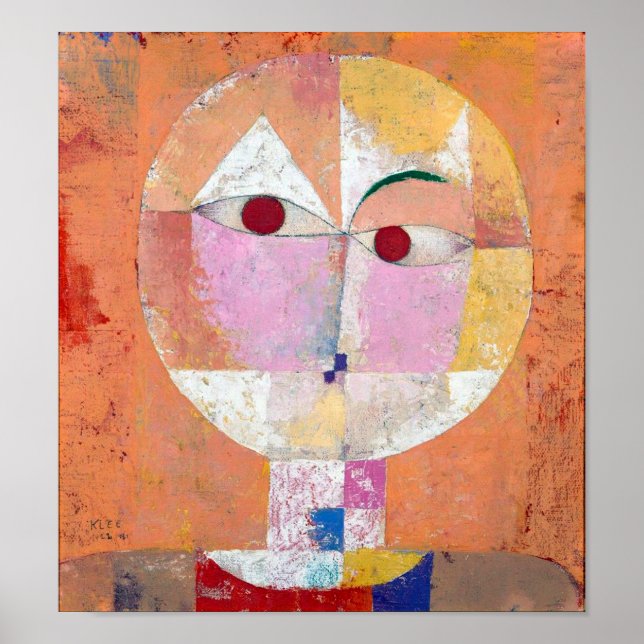 Senecio, Paul Klee Poster (Framsidan)
