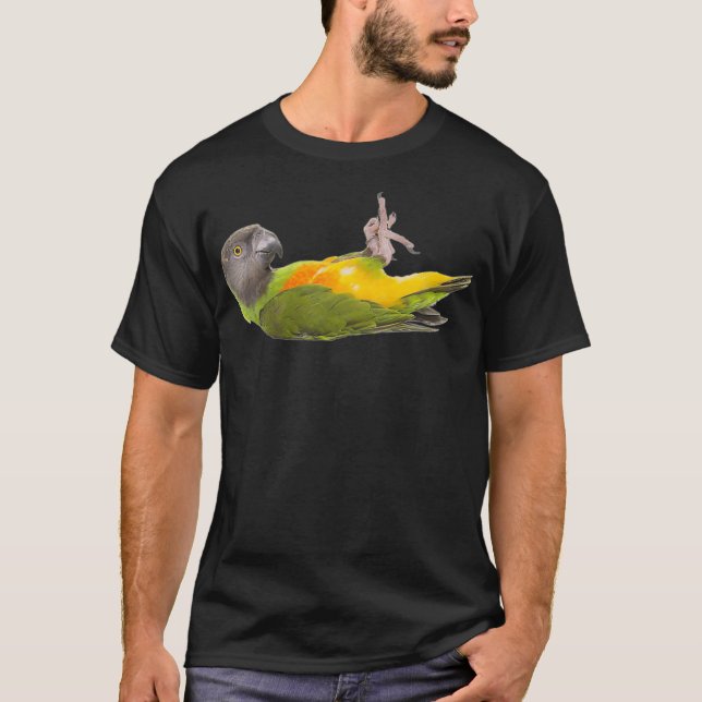 Senegal African Parrot Premium T Shirt (Framsida)