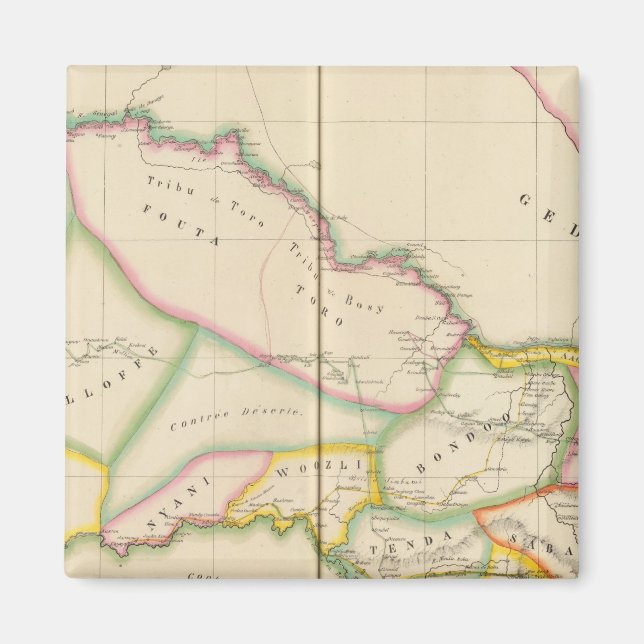 Senegal Afrika Magnet (Framsidan)