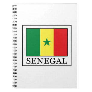 Senegal Anteckningsbok Med Spiral