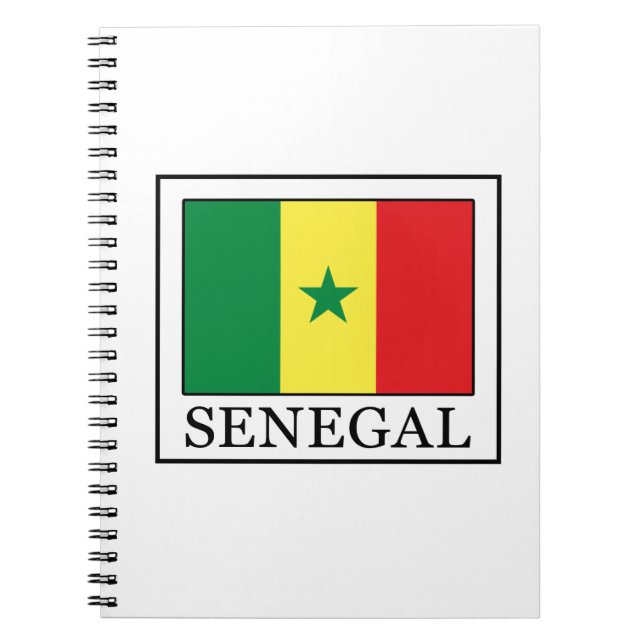 Senegal Anteckningsbok Med Spiral (Framsidan)