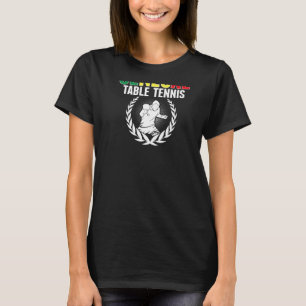 Senegal Bord Tennis Senegalese Ping Pong Support T Shirt