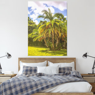 Senegal Date Handflatan Stretched Kanvastryck
