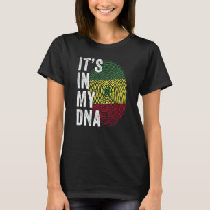 Senegal Det Finns I Mitt DNA Söt Senegal Fingeravt T Shirt