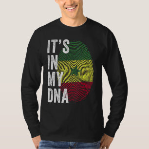 Senegal Det Finns I Mitt DNA Söt Senegal Fingeravt T Shirt