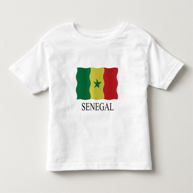 Senegal flag tee shirt (Framsida)