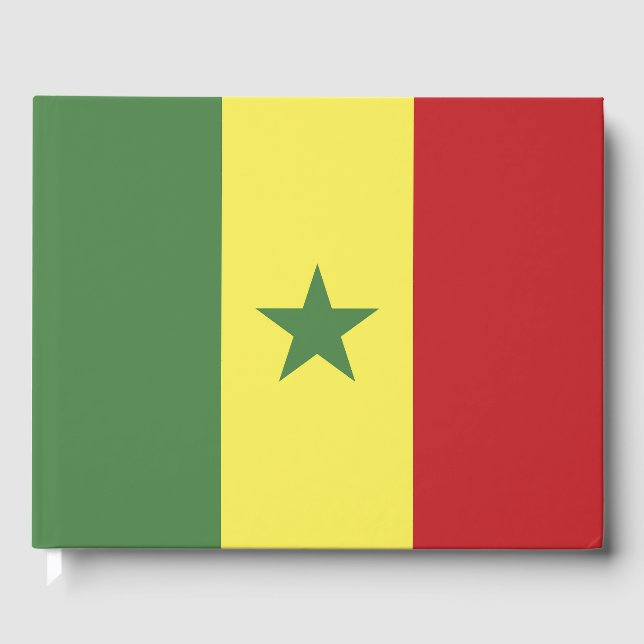 Senegal flagga gästböcker (Framsida)