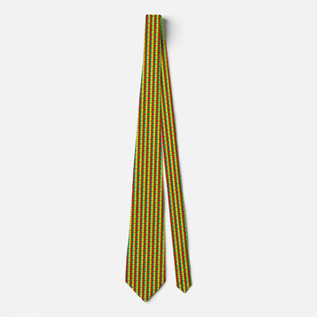 Senegal Flagga Honeycomb Tie Slips (Framsida)