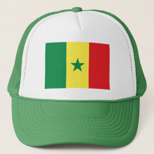 Senegal flagga keps