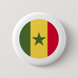 Senegal Flagga Knapp