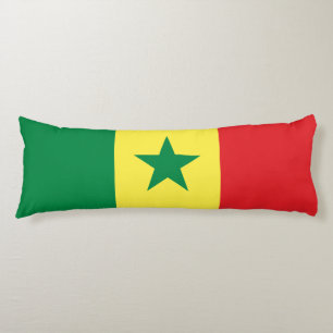 Senegal flagga kroppskudde