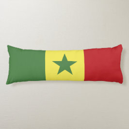 Senegal flagga kroppskudde