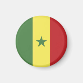 Senegal flagga magnet