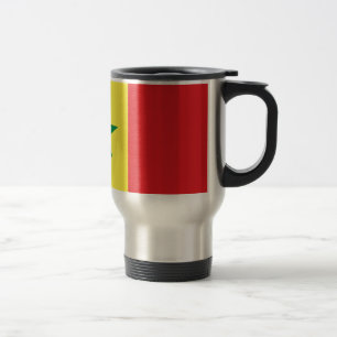 Senegal flagga mugg