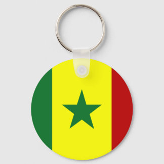 Senegal Flagga Nyckelring
