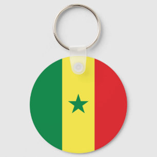Senegal flagga nyckelring