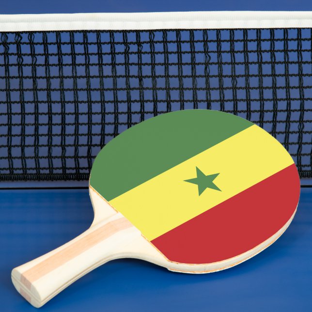 Senegal flagga pingisracket (Insitu)
