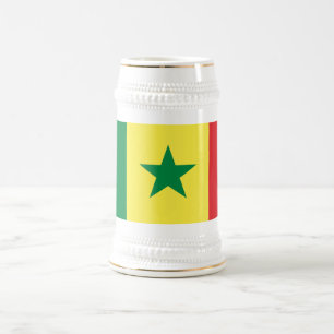 Senegal flagga sejdel