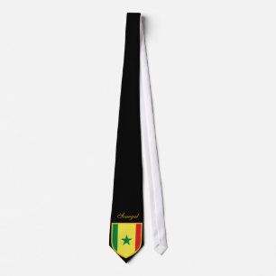 Senegal Flagga Slips Anpassat Namn