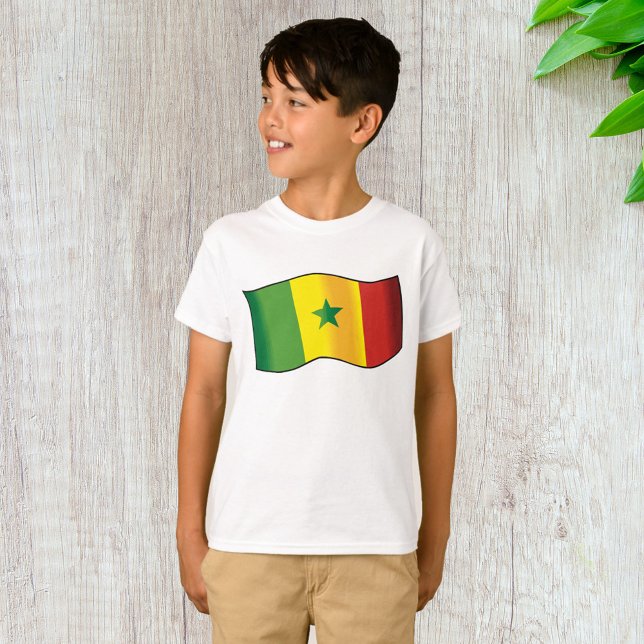 Senegal Flagga T Shirt (Skapare uppladdad)
