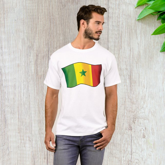 Senegal Flagga T Shirt (Skapare uppladdad)