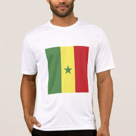 Senegal flagga t shirt
