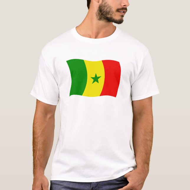 Senegal Flagga Tröja (Framsida)