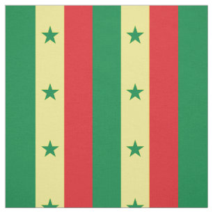 Senegal flagga tyg