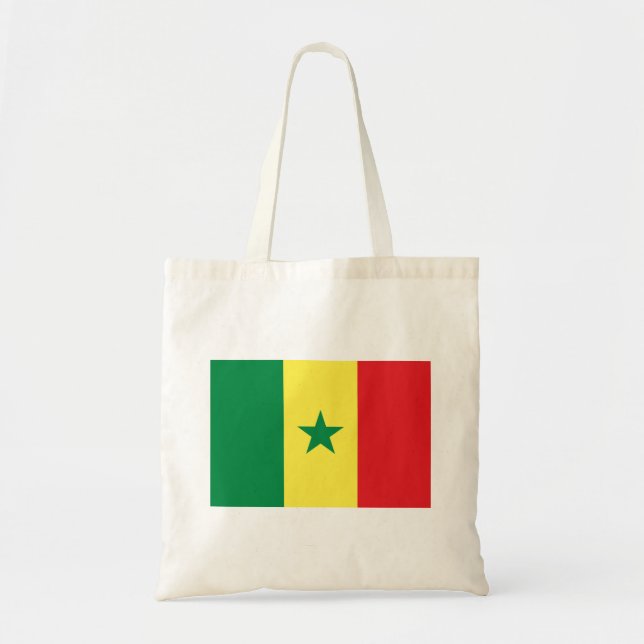 Senegal flagga tygkasse (Framsidan)