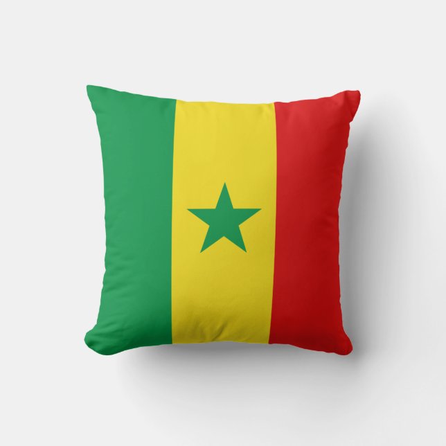 Senegal Flagga x Flagga Pillow Kudde (Framsida)
