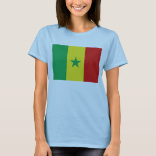 Senegal Flagga x Karta T-Shirt