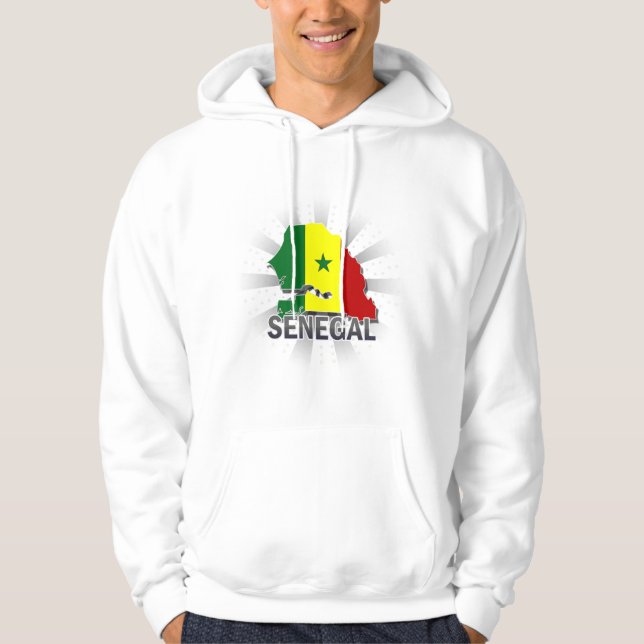 Senegal flaggakarta 2,0 munkjacka (Framsida)