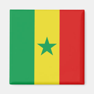 Senegal flaggamagnet magnet