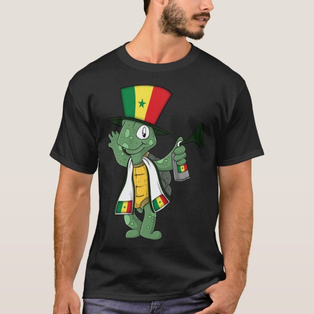 Senegal Fläkt Tortoise T Shirt (Framsida)