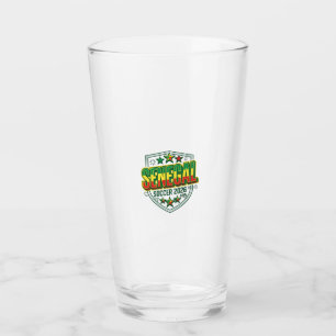 Senegal Fotboll 2026 Fotboll Fet Land Typografi Glaskopp