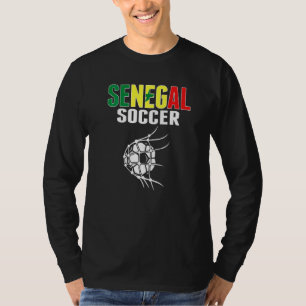 Senegal fotboll i nätet Senegalesiska fotbollssup T Shirt