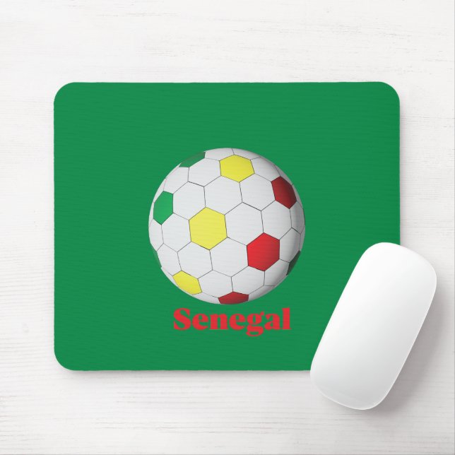 Senegal Fotboll Musmatta (Med mus)