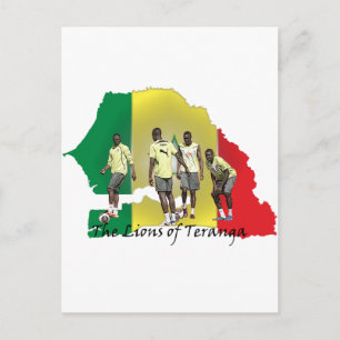 Senegal Futbol Vykort