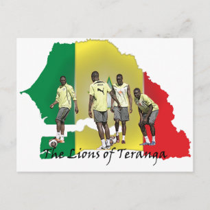 Senegal Futbol Vykort