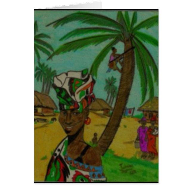 Senegal Hälsningskort (Framsidan)