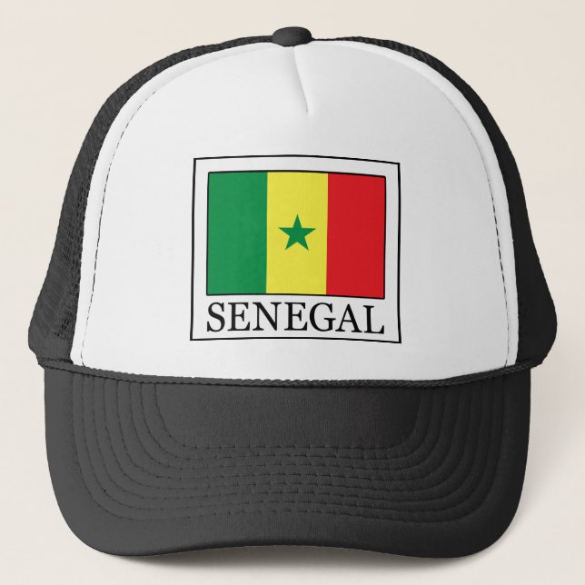 Senegal hat truckerkeps (Framsida)