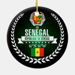 Senegal Julgransprydnad Keramik